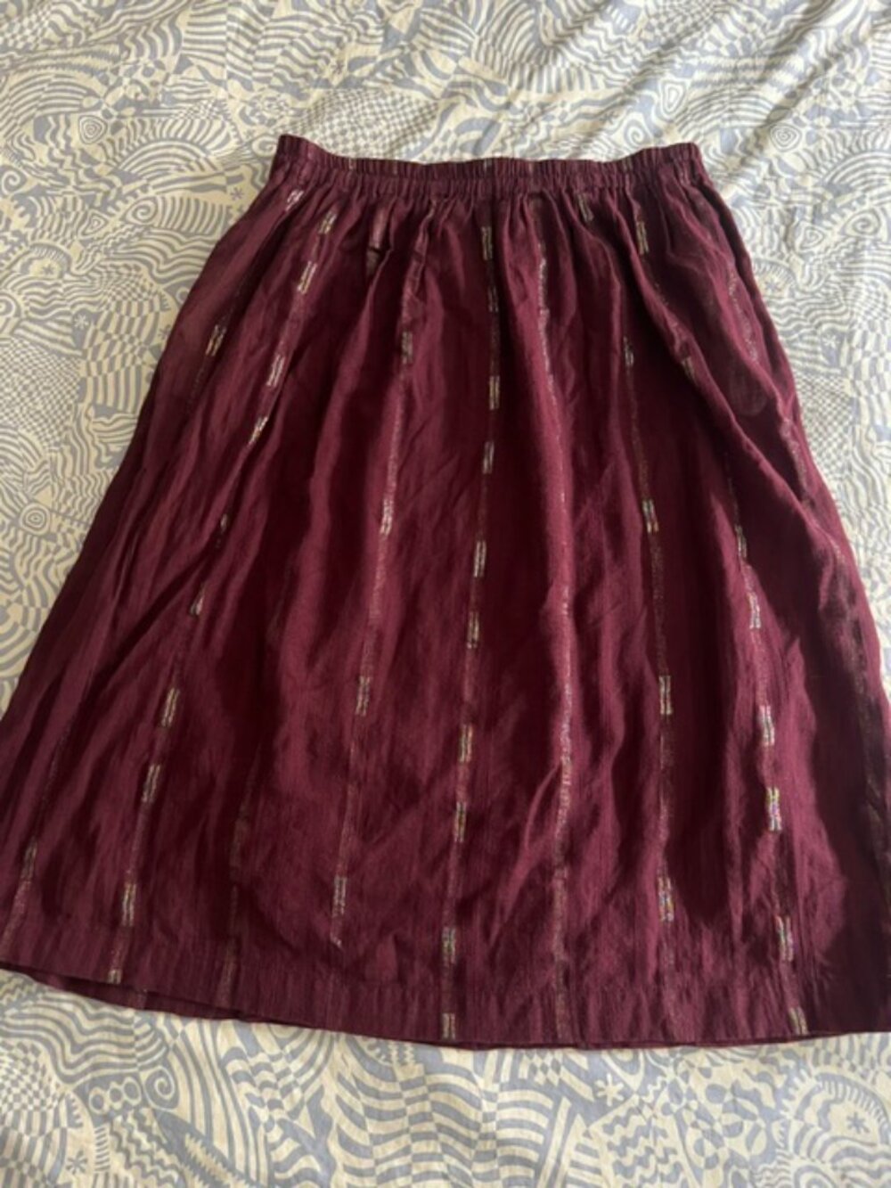 Ace & Jig long, lightweight cotton skirt, Size M - Picture 2 of 3